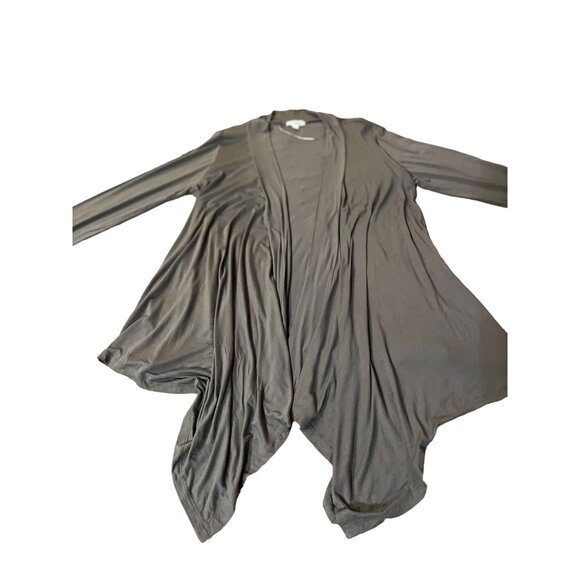 Great Northwest Indigo Waterfall Cardigan Womens L NEW Gray - Picture 12 of 12